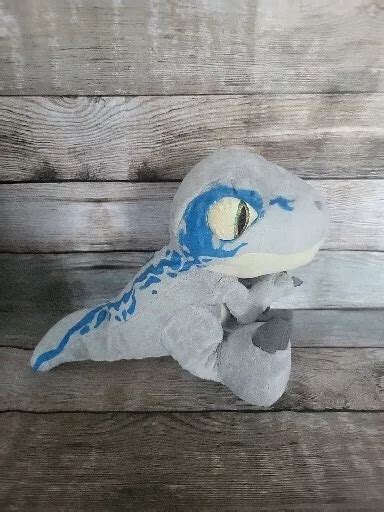 Jurassic World Camp Cretaceous Blue Raptor Dinosaur Soft Toy Posh