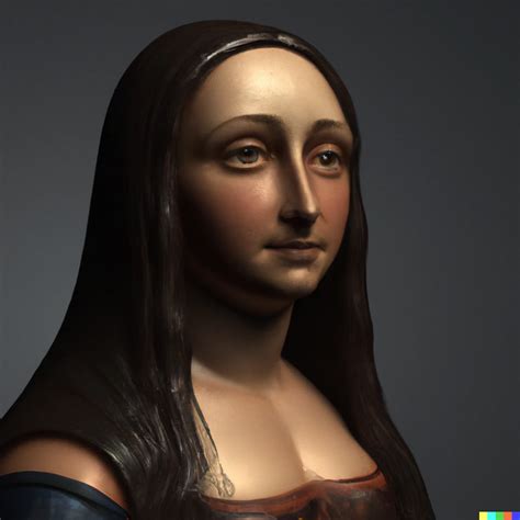 Mona Lisa 3d Digital Art Dall·e 2 Openart