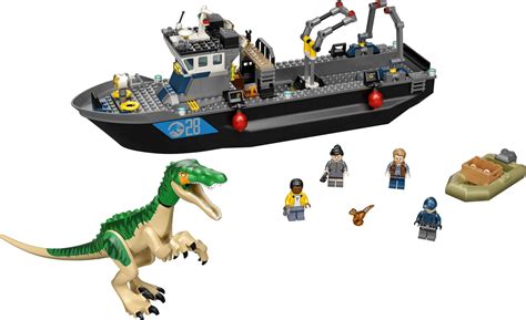 Lego 76942 Jurassic World Camp Cretaceous Baryonyx Dinosaur Boat Escape