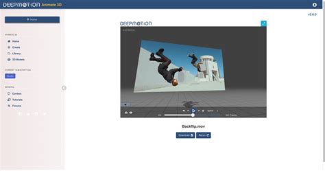 Deepmotion Ai Motion Capture And 3d Body Tracking