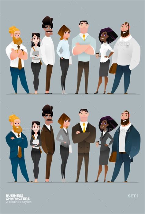Business Characters Collection By Drumcheggg Graphicriver