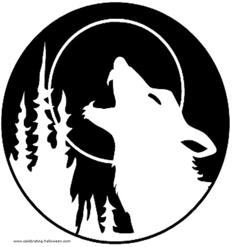 Pumpkin Stencils Printable Hard Wolf