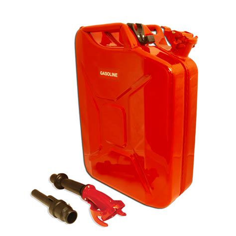 It can purify water from lakes, lagoons, rainwater, or even a mud hole. Buy 5 Gallon Red NATO Fuel Jerry Can - Off-Road Parts