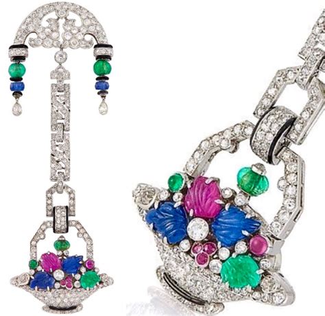 Tutti Frutti Jewelry Diamond Pendant Charm Bracelet