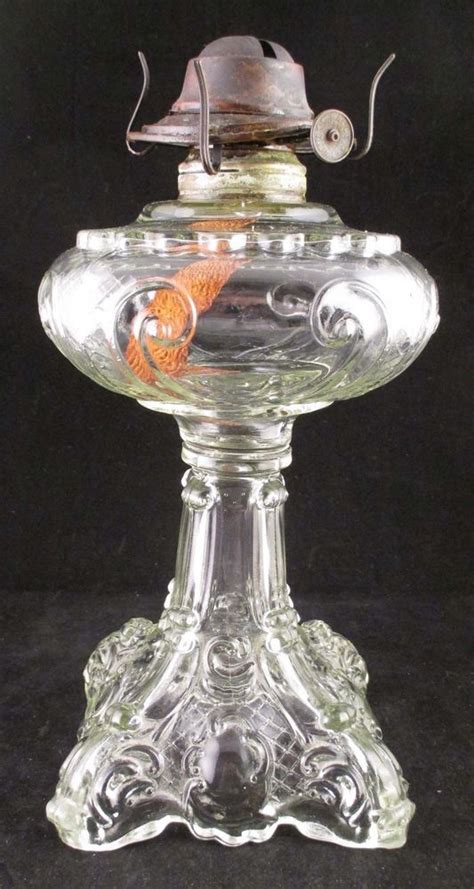 Check out our antique oil lamp selection for the very best in unique or custom, handmade pieces from our освещение shops. Antique Princess Feather Glass Oil Lamp w/ Burner 1880 ...