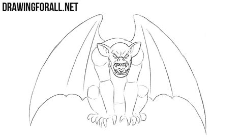 How to teach landscape drawing. How to Draw a Gargoyle | Drawingforall.net