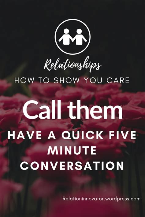 How To Show Someone You Care When You Dont Have Time Relationship