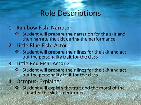 Ppt The Rainbow Fish Powerpoint Presentation Free Download Id2279878