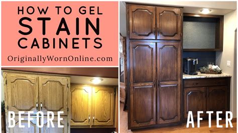 You can stain everything, and put finish on it too, before you ever put anything together. Stain Wood Kitchen Cabinets - Pros And Cons Painted Vs Stained Kitchen Cabinets - These ready to ...