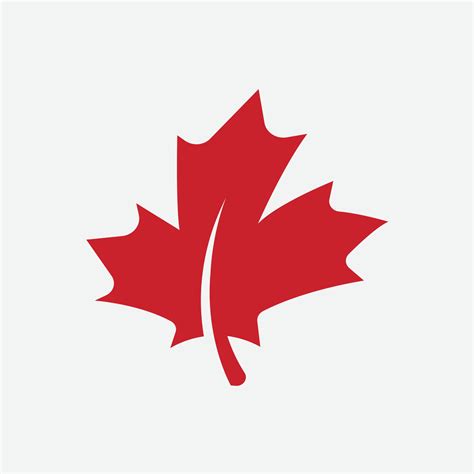 Maple Leaf Logo Red Maple Leaf Canada Symbol Red Canadian Maple Leafmaple Leaf Logo Template