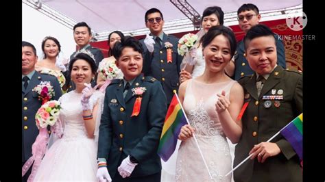 Taiwans Military Includes Same Sex Couples In Wedding For First Time