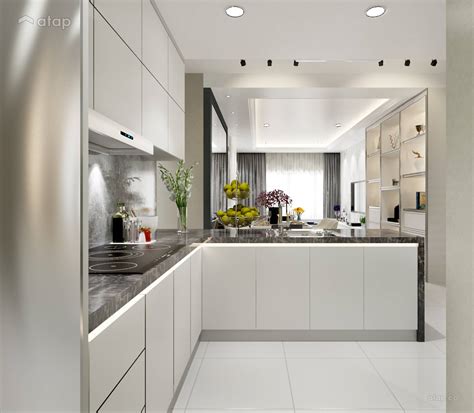 Minimalistic Modern Kitchen Apartment Design Ideas And Photos Malaysia