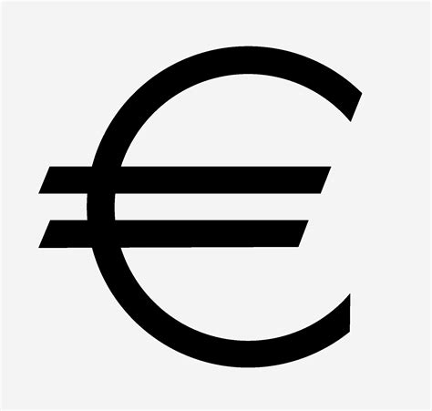 Euro Currency Symbol Icon PNG Transparent Background Free Download FreeIconsPNG