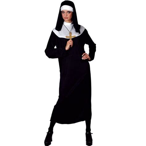 Ladies Mother Superior Nun Sister Habit Hen Party Religious Fancy Dres