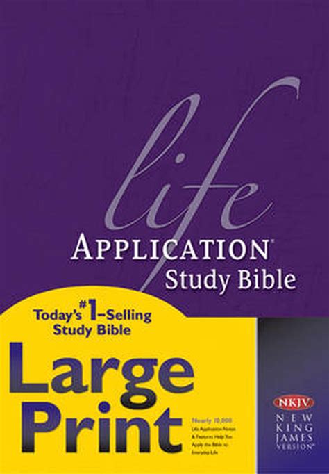 Life Application Study Bible Nkjv Large Print By Tyndale House