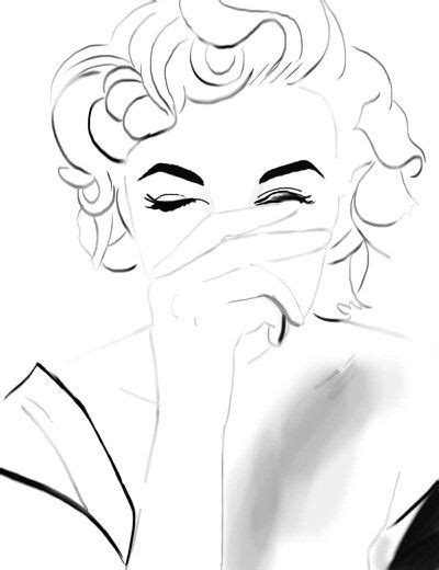 Marilyn Monroe Line Drawing Images Drawings Graphite Art