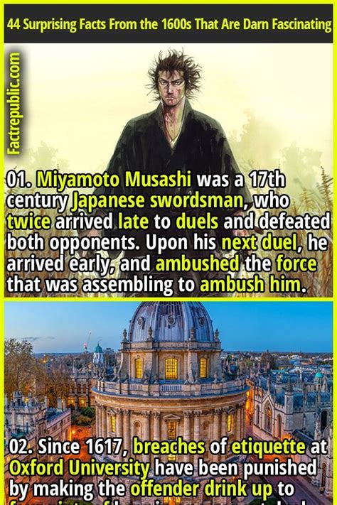 44 Surprising Facts From The 1600s That Are Pretty Darn Fascinating
