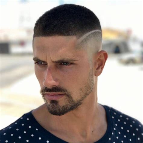coupe de cheveux homme degrade avec trait 2018 - Coupe pour homme