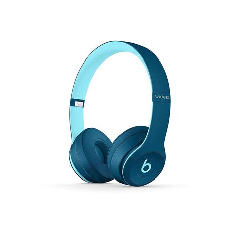 The Beats On Ear Headphones Are Blue
