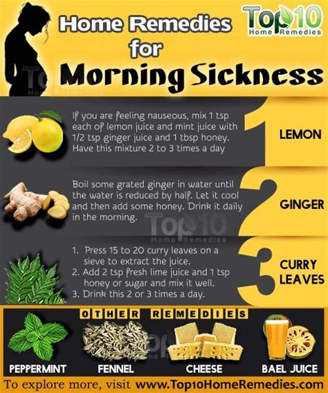 Home Remedies For Morning Sickness Top 10 Home Remedies