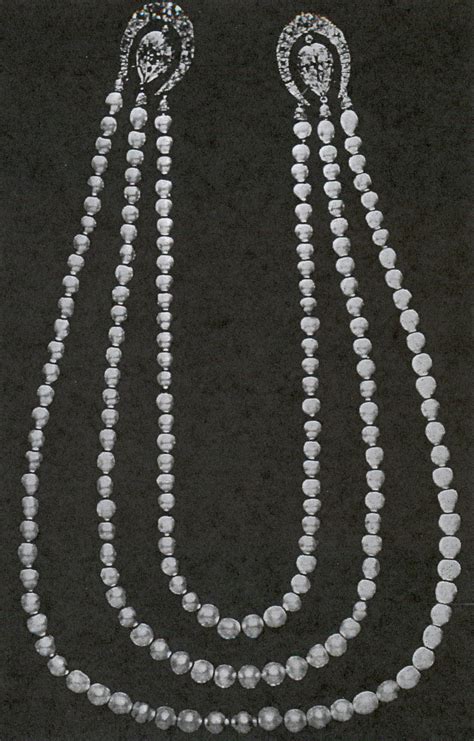 Russian Pearl Necklace Owned By Empress Marie Feodorovna Russian
