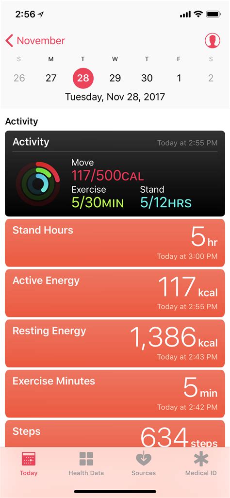 All i get is error retrieving chart. Activity app not working on new iPhone X - Apple Community