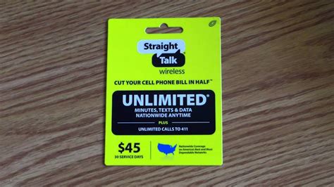 Straight talk straight talk phone plans. 45 Straight talk phone refill card - YouTube