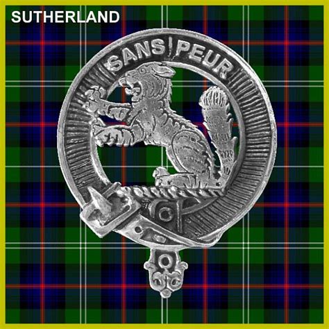 Sutherland Clan Crest Scottish Cap Badge Cb02 Etsy Scottish Clans