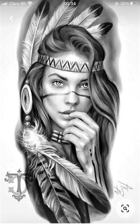 Red Indian Tattoo, Indian Women Tattoo, Indian Girl Tattoos, Indian