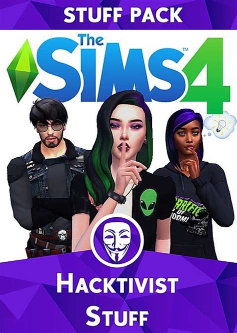 Hacktivist Stuff Pack Mia Black Sims4 Sims 4 Expansions Sims 4