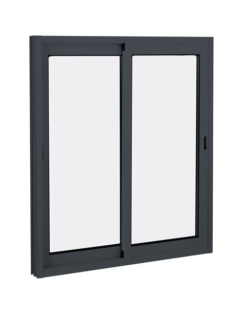 ALU Fenêtre coulissante aluminium L.1600 x H.1150 mm gris anthracite