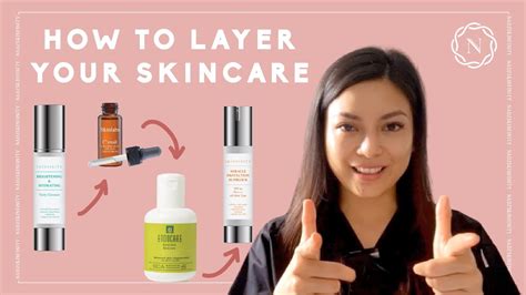 How To Layer Your Skincare Products 🧐 Youtube