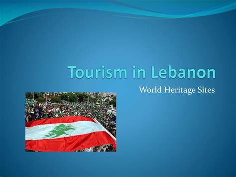 Ppt Tourism In Lebanon Powerpoint Presentation Free Download Id