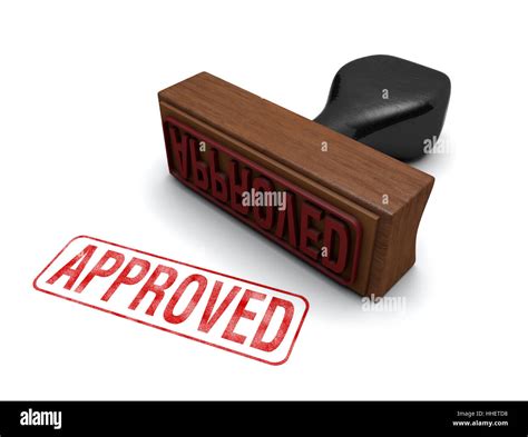 Object Retro Rubber Stamp Stamped Approved Authority Permission