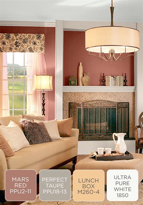 Mars Red Interior Paint Colors For Living Room Living Room Color