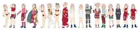 Sakura Haruno Outfit Color Naruto By Sunakisabakuno On Deviantart