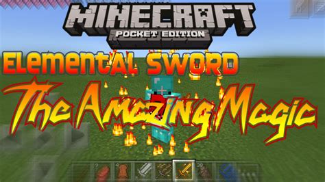Get minecraft app for mobile phone. (Spoiler) Elemental Sword ModPE/mpdscript The Amazing ...