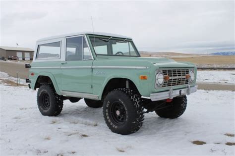 1973 Ford Bronco Ranger Automatic Rare Color For Sale