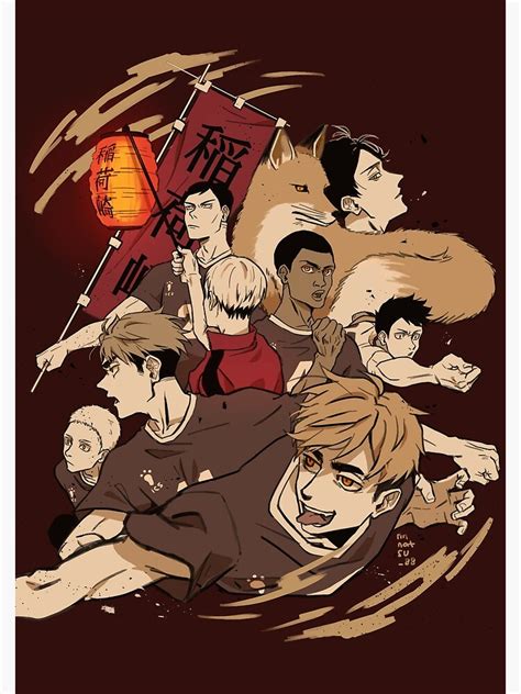 Haikyuu Inarizaki Team Poster For Sale By Rinnatsu88 Redbubble
