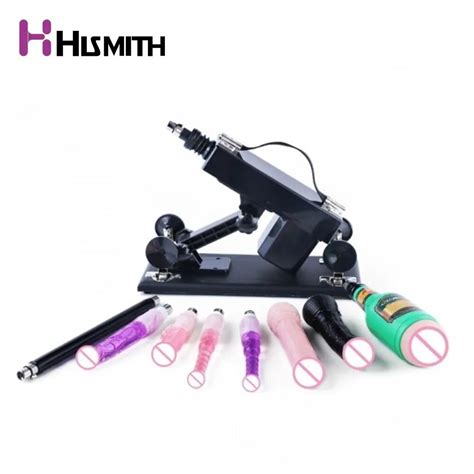 hismith sex machine for women and men with 8pcs free attachments automatic love machine