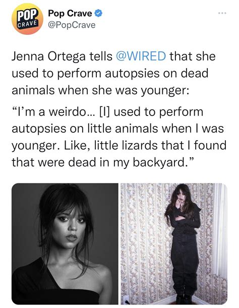 Today’s edition of TMI: Jenna Ortega : r/popculturechat