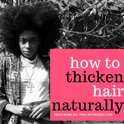 How To Thicken Your Hair Naturally Millennial In Debt Natural Hair