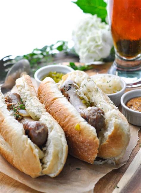 3 Ingredient Grilled Beer Brats A Video The Seasoned Mom