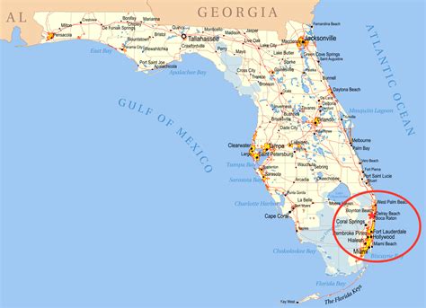 Mapa Turistico De La Florida
