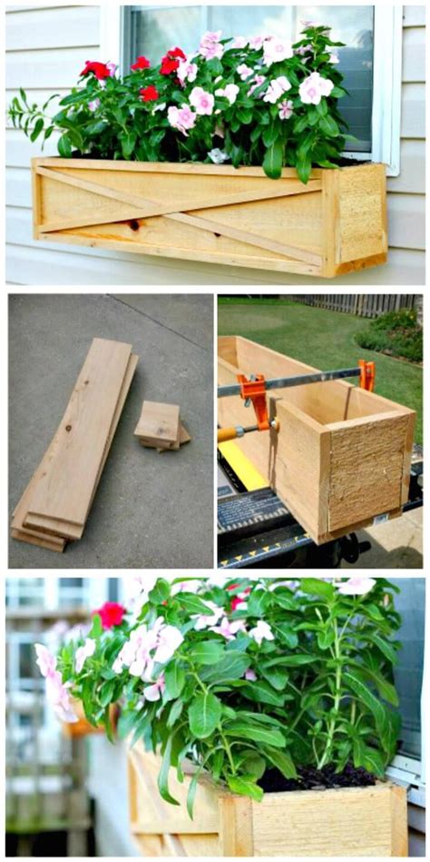 Get bottoms of your exterior window frames enchanting by installing some cool looking planters there! DIY Window Planter Box Ideas - 14 Easy Step by Step Plans ...