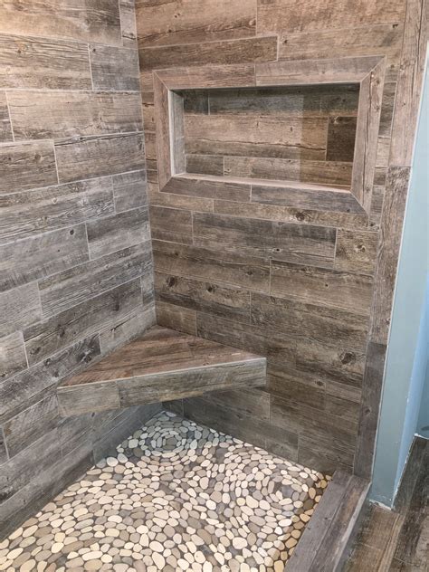 River Rock Shower Floor