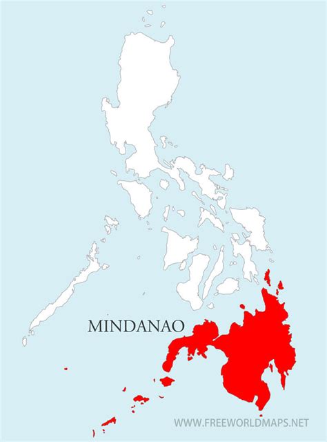 Mindanao Map Philippines Islands In 2020 Philippine M