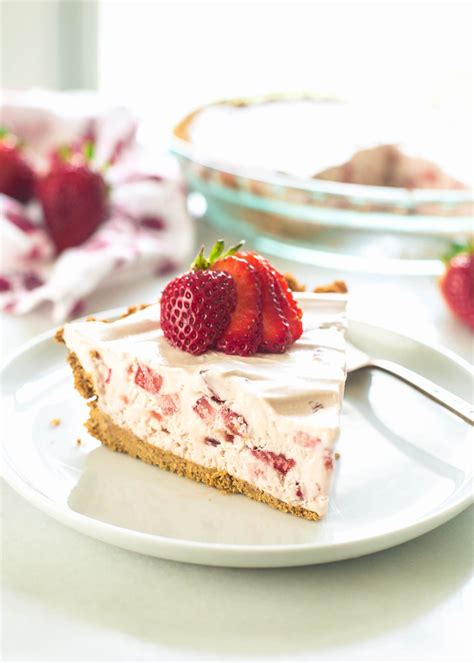 no bake strawberry cream pie summertime calls for desserts that are light fresh and don t