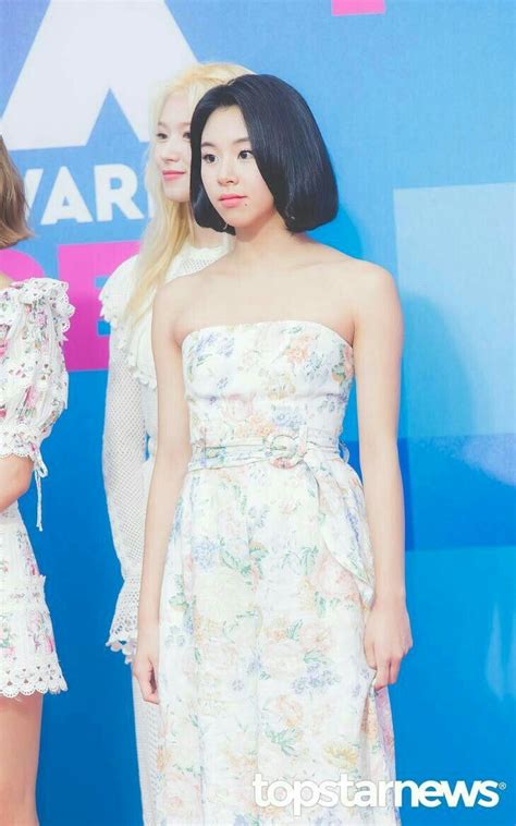Twice Chaeyoung Mgma 190801 Strapless Dress Formal Formal Dresses