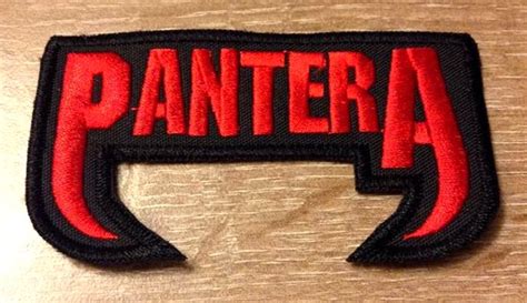 Pantera Patch Embroidered Metal And Rock T Shirts And Accessories